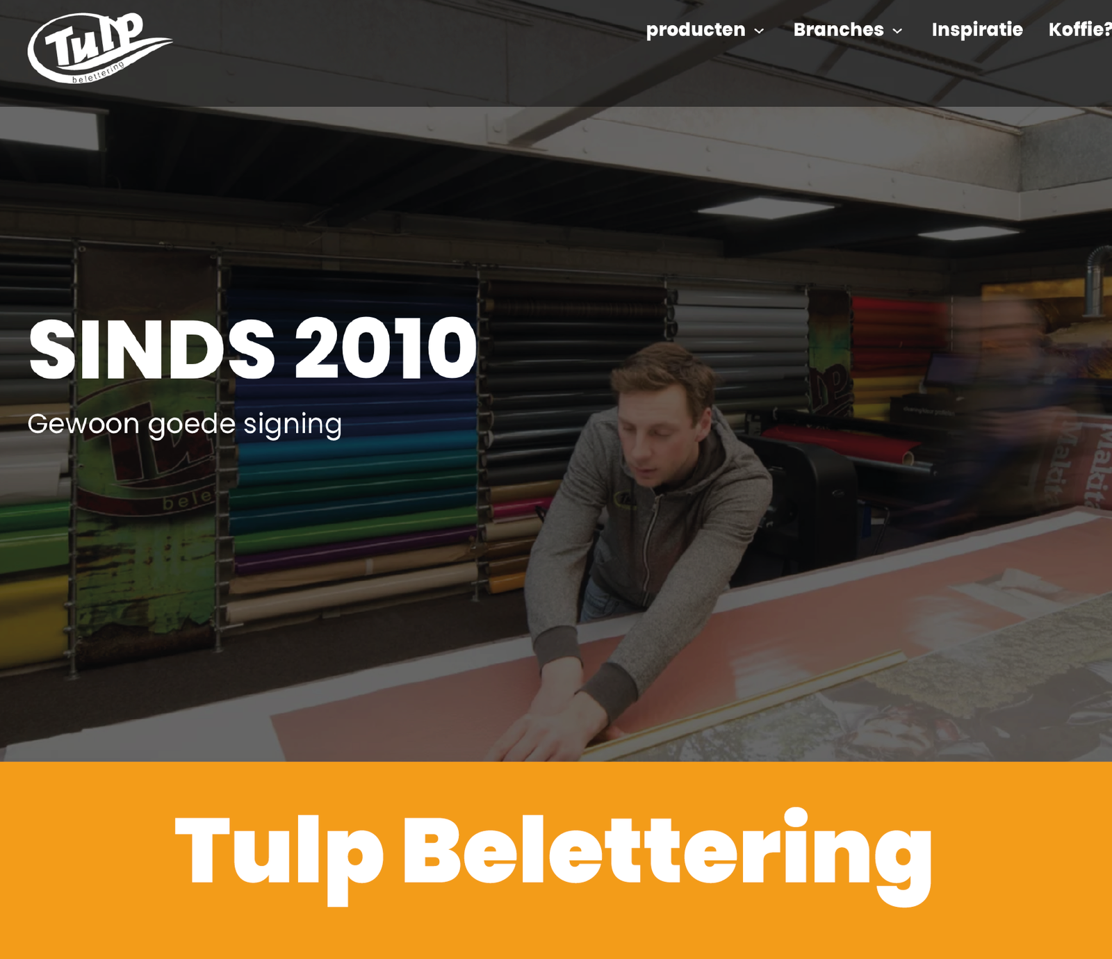 Tulp Belettering